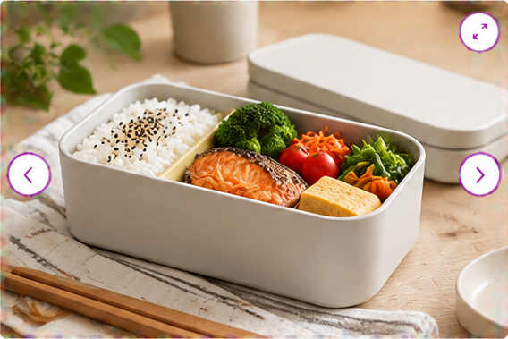 Kinto Lunch Box 800ml (With Divider) product image 1