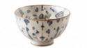 Mino Ware Rice Bowl (Floral Pattern)