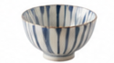 Mino Ware Rice Bowl (Striped Pattern)