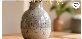 Handcrafted Japanese Ceramic Vase