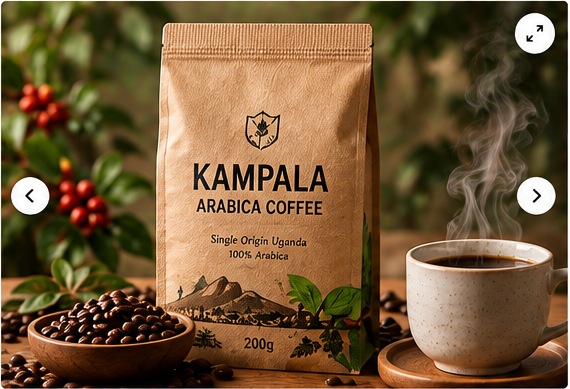 Kampala Coffee Arabica Beans 200g