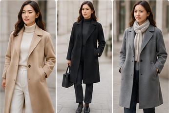 Uniqlo Premium Wool Coat Women product detail image