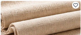 Natural Linen Fabric by the Yard