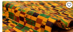 Kente Handwoven African Fabric