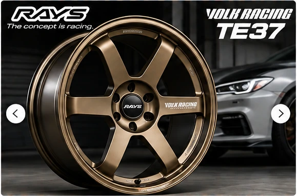 RAYS VOLK RACING TE37 18 inch Alloy Wheel product image 1