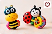 Sassy Developmental Rattle Set (3 Pieces)