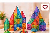 Magna-Tiles 100 Piece Set (Clear Colors)