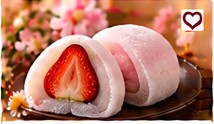 Ichigo Daifuku Mochi (4 Pieces)