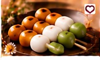 Mitarashi Dango (5 Skewers)