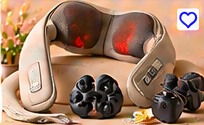 Shiatsu Neck & Shoulder Massage Set with Heat