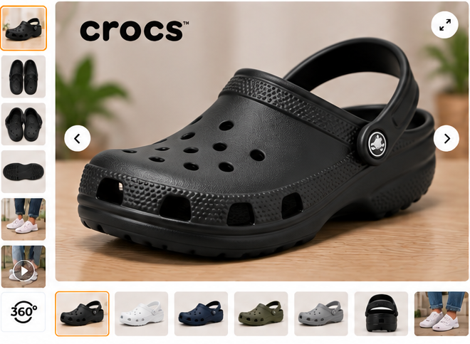 Crocs Classic Clog Unisex Sandals product photos and gallery views