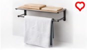 Yamazaki Towel Holder with Shelf