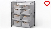 mDesign Hanging Closet Organizer
