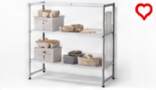 IRIS Adjustable Closet Shelving Rack