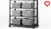 IRIS Storage Rack with Boxes