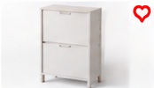IKEA BISSA Shoe Cabinet (2 Compartments)