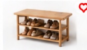 Yamazaki Entryway Shoe Bench with Storage