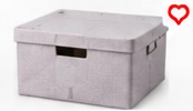 NITORI Fabric Closet Bin with Lid L