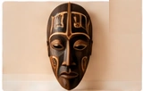 Hand Carved African Mask (Authentic)