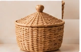 Handwoven Seagrass Storage Basket