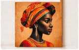 African Canvas Wall Art
