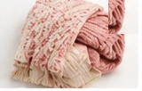 Francfranc Reversible Throw