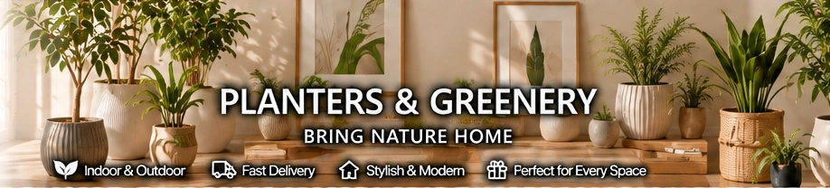 Planters & Greenery category banner