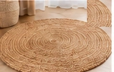MUJI Jute Round Rug 120cm