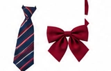 School Tie & Ribbon Set