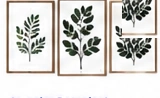 Artgeist Botanical Wall Art 3 Piece Set