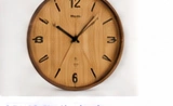 SEIKO Wall Clock Wooden Style