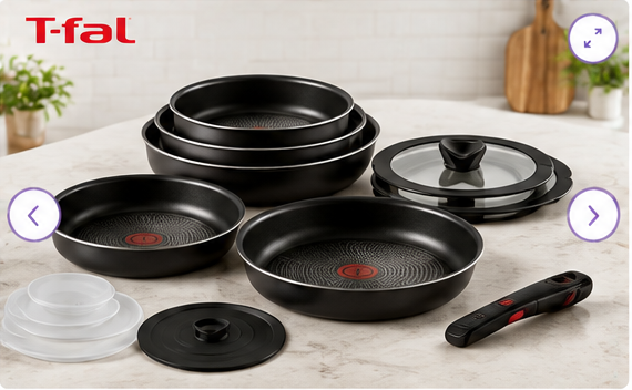 T-fal Ingenio Frying Pan Set (9 Piece)