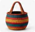 Handwoven Bamboo Storage Basket